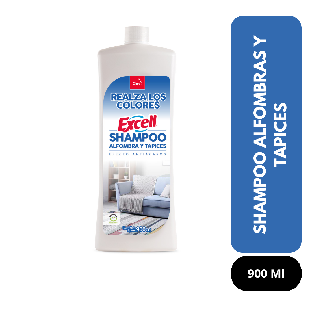Shampoo Alfombras y Tapices Excell 900 Ml