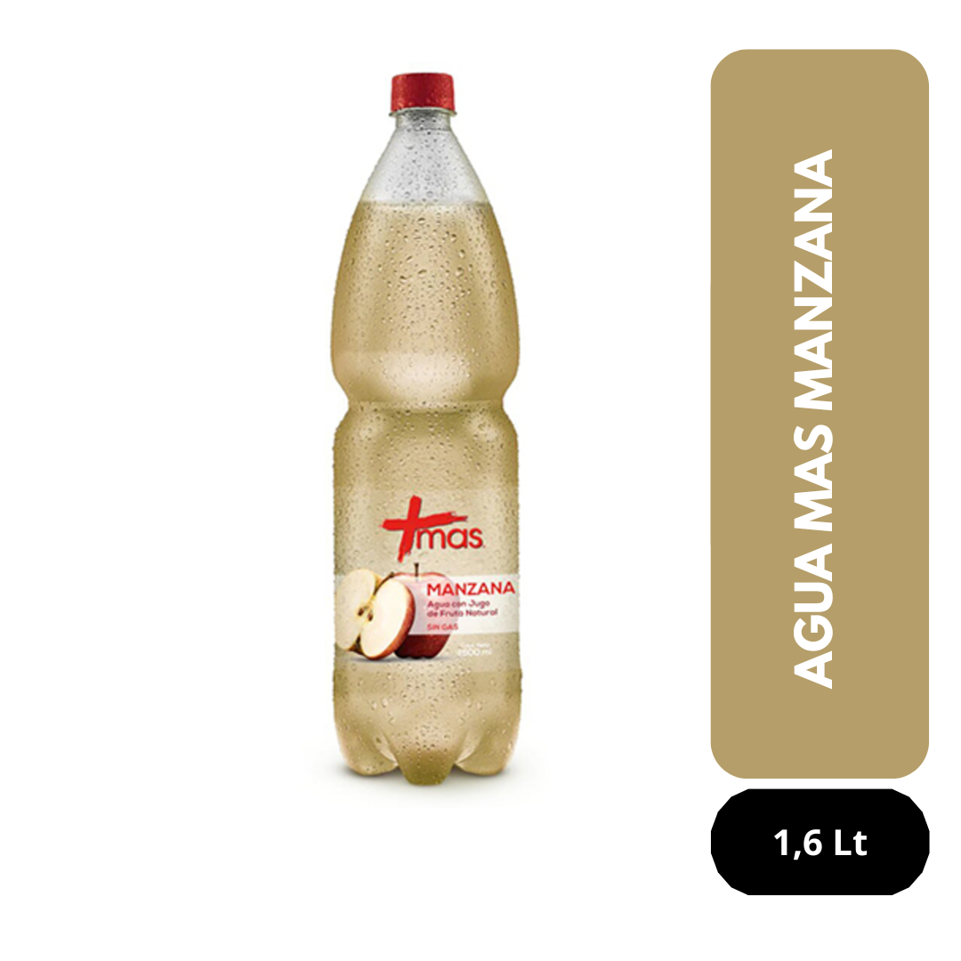 Agua Mas manzana 1,6 Lt