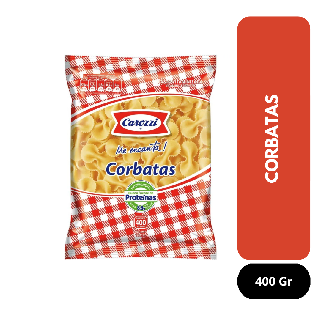 Corbatas Carozzi 400gr