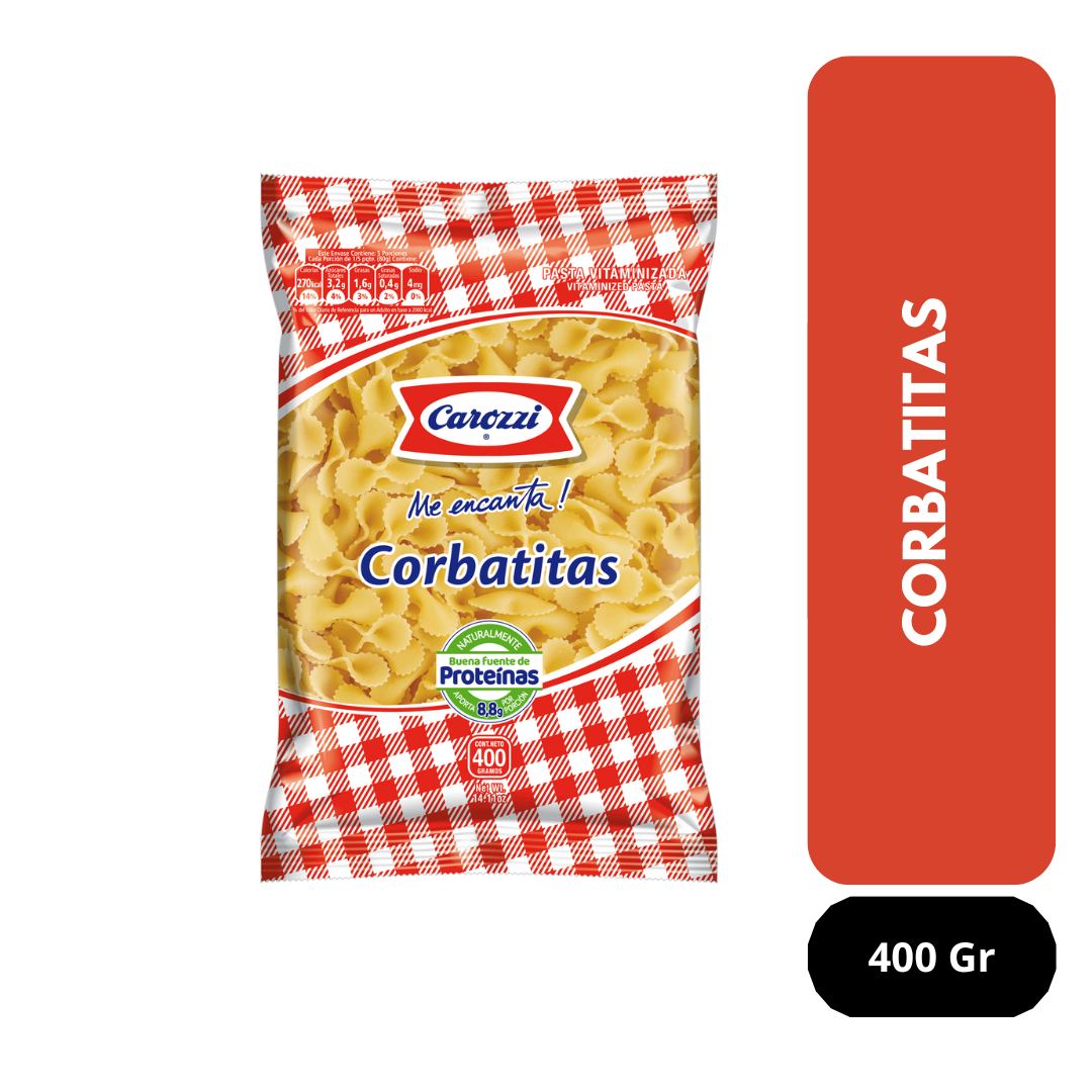 Corbatitas Carozzi 400gr