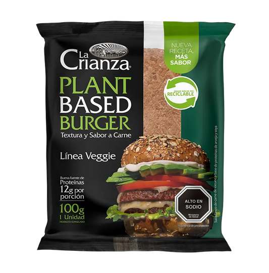 Hamburguesa plant based La Crianza 100 gr