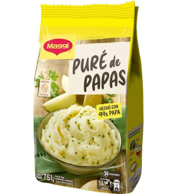 Puré de papas maggi 751 gramos