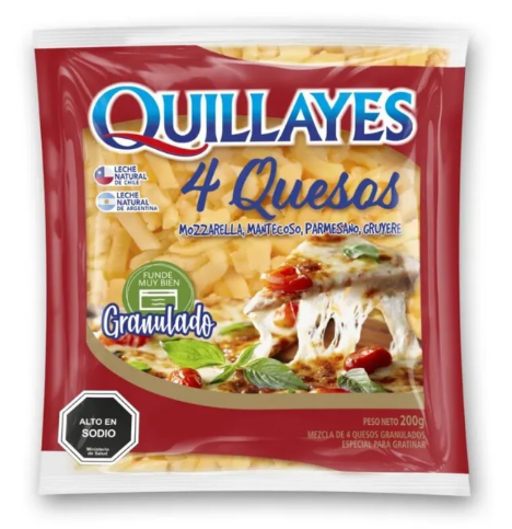 Queso Granulado 4 Quesos Quillayes