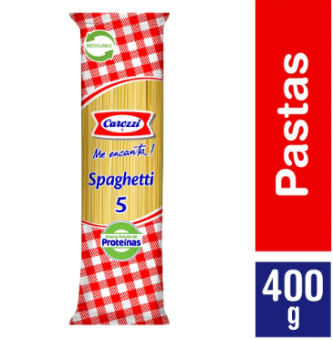 Spaghetti 5 Carozzi 400 gramos
