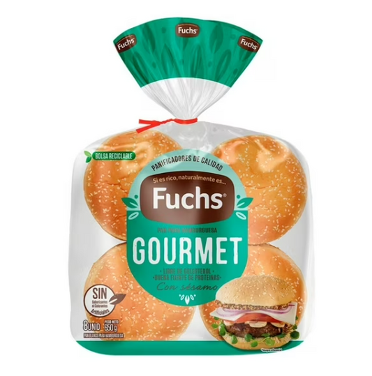 Pan Hamburguesa Fuchs 8u 650gr