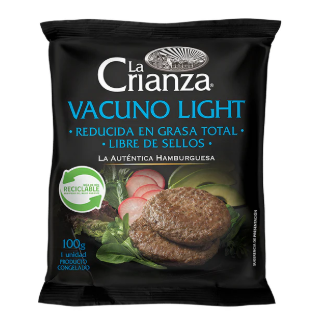 Hamburguesa La crianza light 100 gramos