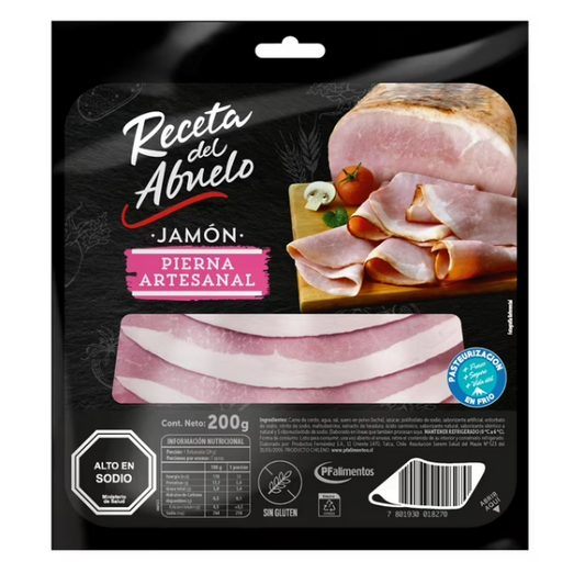 Jamón Pierna Artesanal Receta del Abuelo 200gr