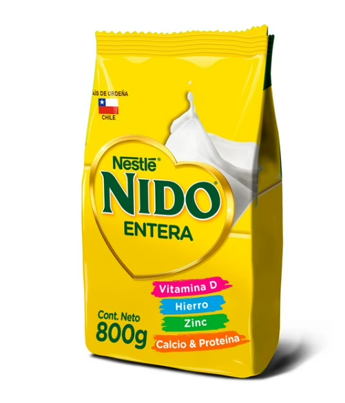 Leche Nido Entera 800g