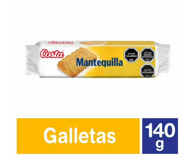 Galleta Costa Mantequilla 140gr