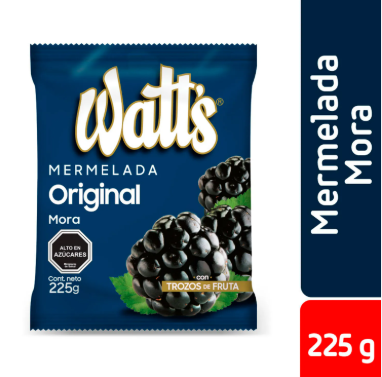 Mermelada Watts 225g Mora