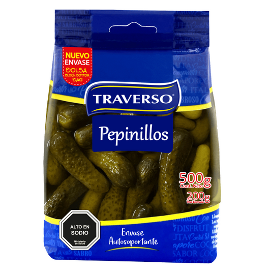 Pepinillos Traverso 200gr