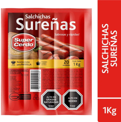 Salchicha sureña Super Cerdo 20 unidades