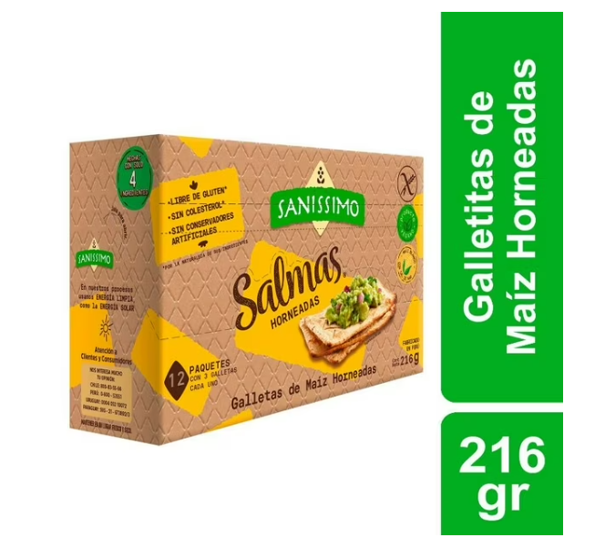 Galletas Salmas Horneadas 12u
