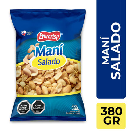 Mani salado evervcrisp 380 gr