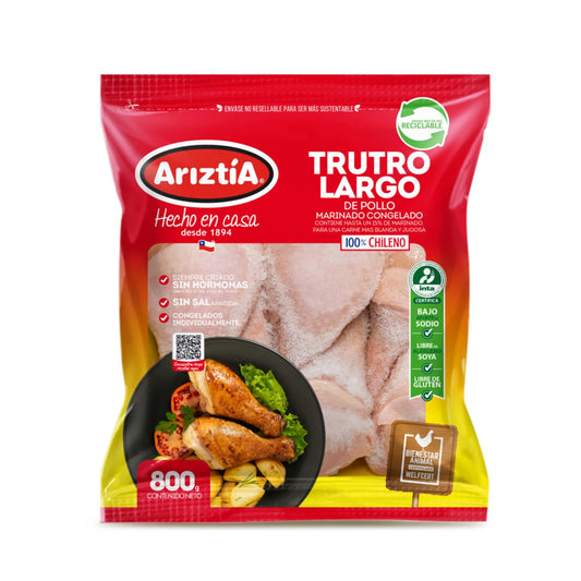Trutro Largo Pollo Ariztia Congelado 800 gr